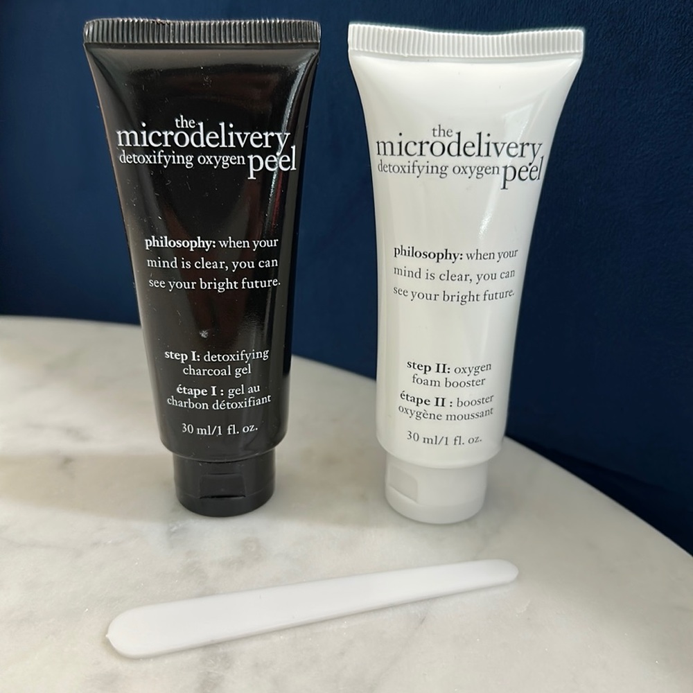 Philosophy the microdelivery detoxifying oxygen peel step 1 & 2 set - Never open